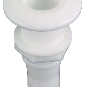Perko 1/2in White Thru-Hull Connection for use w/ Hose - 0328DP4