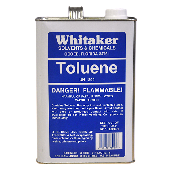 Whitaker Oil Toluene Solvent, Quart – 160140600 Solvents, Reducers & Thinners 108058