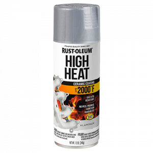 Rust-Oleum High Heat Paint, Flat Aluminum - 248904