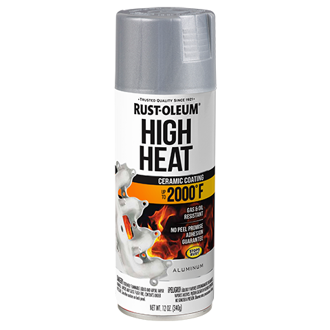 Rust-Oleum High Heat Paint, Flat Aluminum - 248904