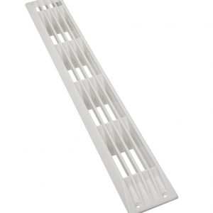 Whitecap Zebra Style Louvered Vent, White – 3458WP Blowers & Ventilation 3458WP