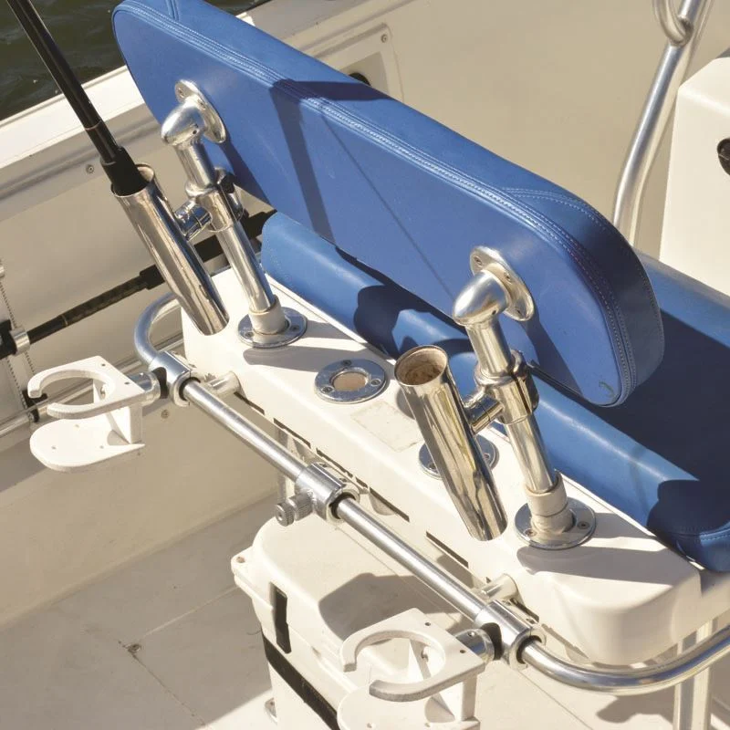 Taco SS Clamp-On Rail Mount Rod Holder, 1-1/16 to 1-15/16in Pipe – F16-2630POL Sale 369470 3