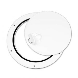 Bomar 10in Wht Lckng Deck Plate G844 Boat Deck Hardware 101034