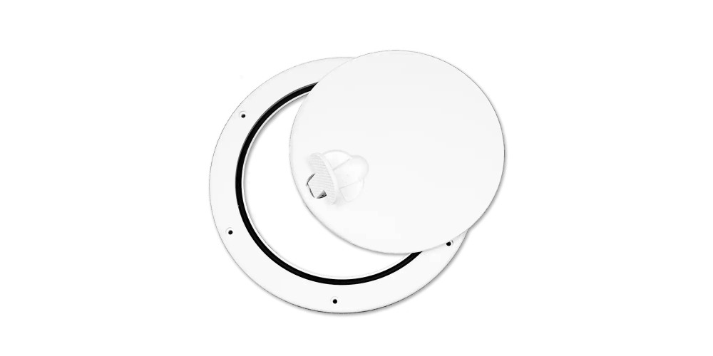 Bomar 10in Wht Lckng Deck Plate G844 Boat Deck Hardware 101034