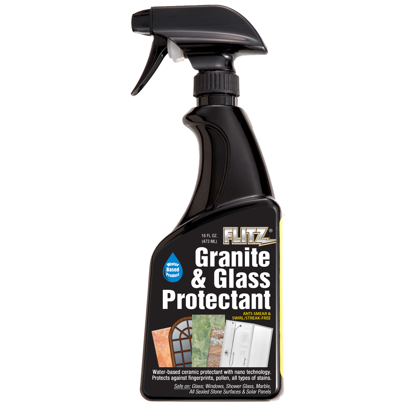Flitz Granite & Glass Protectant, 16oz – GRX22806 Plastic & Glass 200771