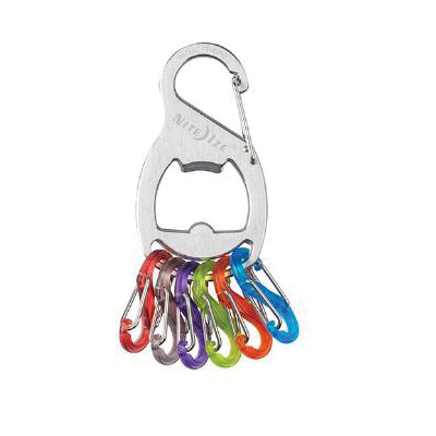Nite-Ize KeyRack Key Carabiner with S-Biner – KRB2-11-R6 General Marine Hardware 248485