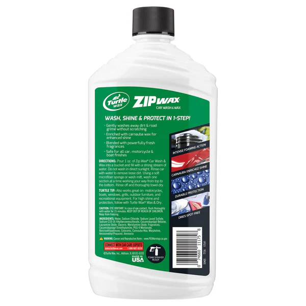 Turtle Wax 16oz Zip Wax Car Wash T75 Boat Soap & Wash 221375 2
