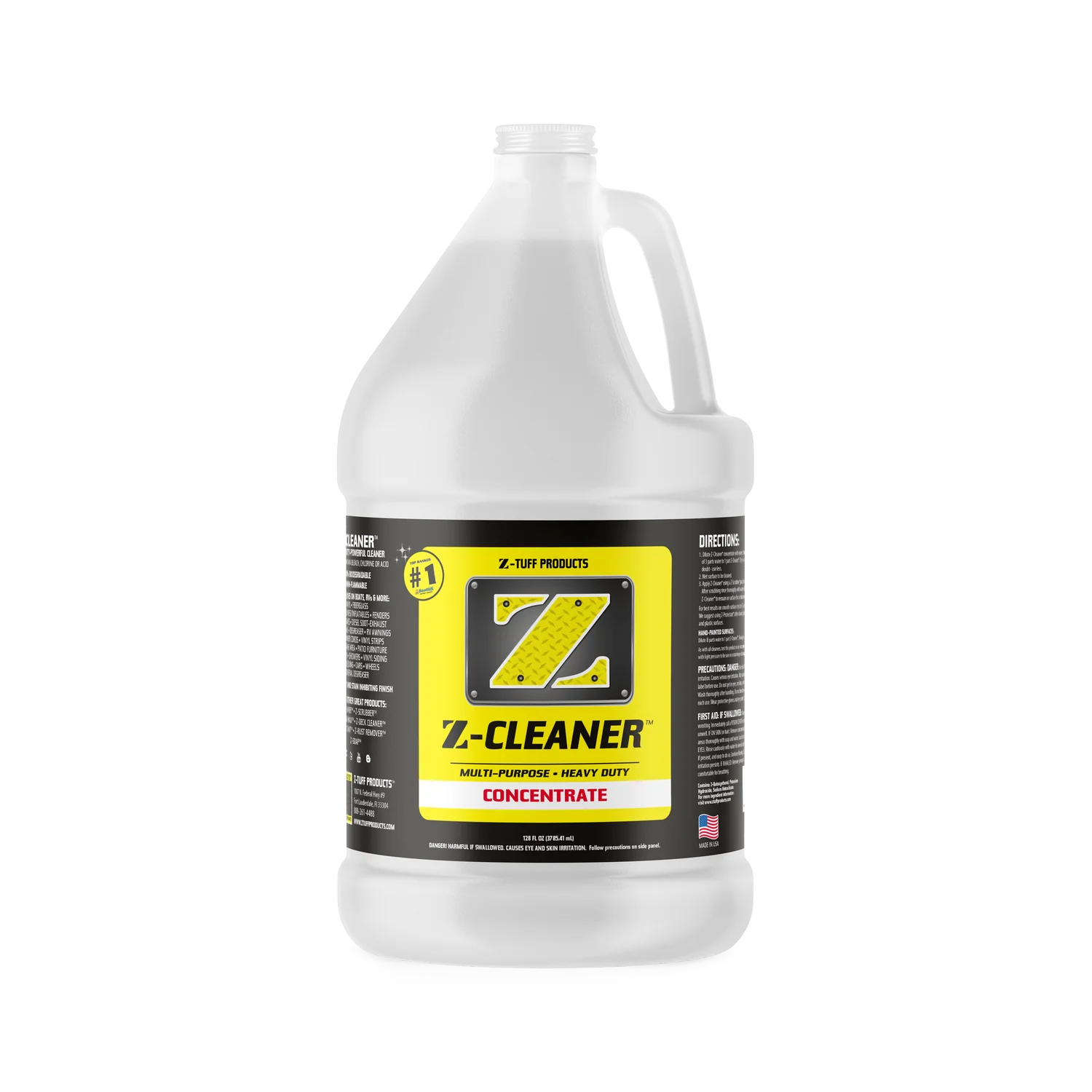 Z-Tuff Z-Cleaner Concentrate, Gallon – ZC-1GC All Purpose Boat Cleaners 248214