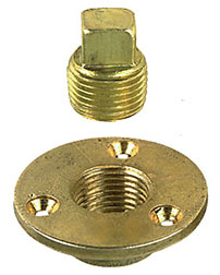 Perko Garboard Drain Plug, 2in x 1/2in NPT - 0714DP2PLB