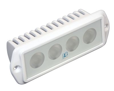 Lumitec Capri Flush Mount LED Flood Light w/ White Housing - 101009