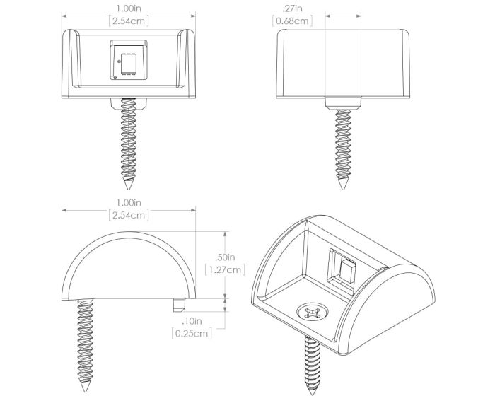 Lumitec Andros LED Courtesy Light, Blue - 101044 - Image 4