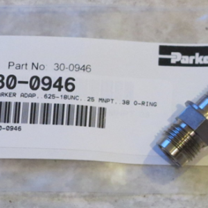 Parker Water Purification Adptr- Ti- 1/4in Mpt 30-0946