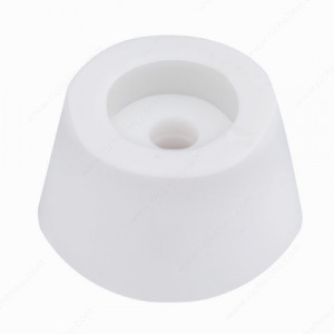 Accurate Elastomer White Recess Bumpers - 2085W-017-WHT
