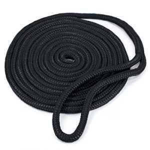 Bucaneer Rope Black Dock Line 3/4in x 50ft - 30-44450
