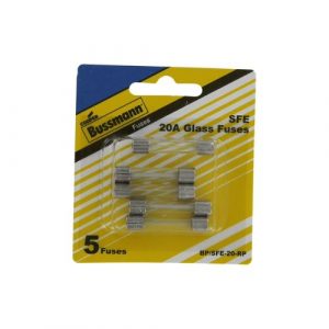 Bussmann SFE 20Amp Fuse 5/Box SFE-20