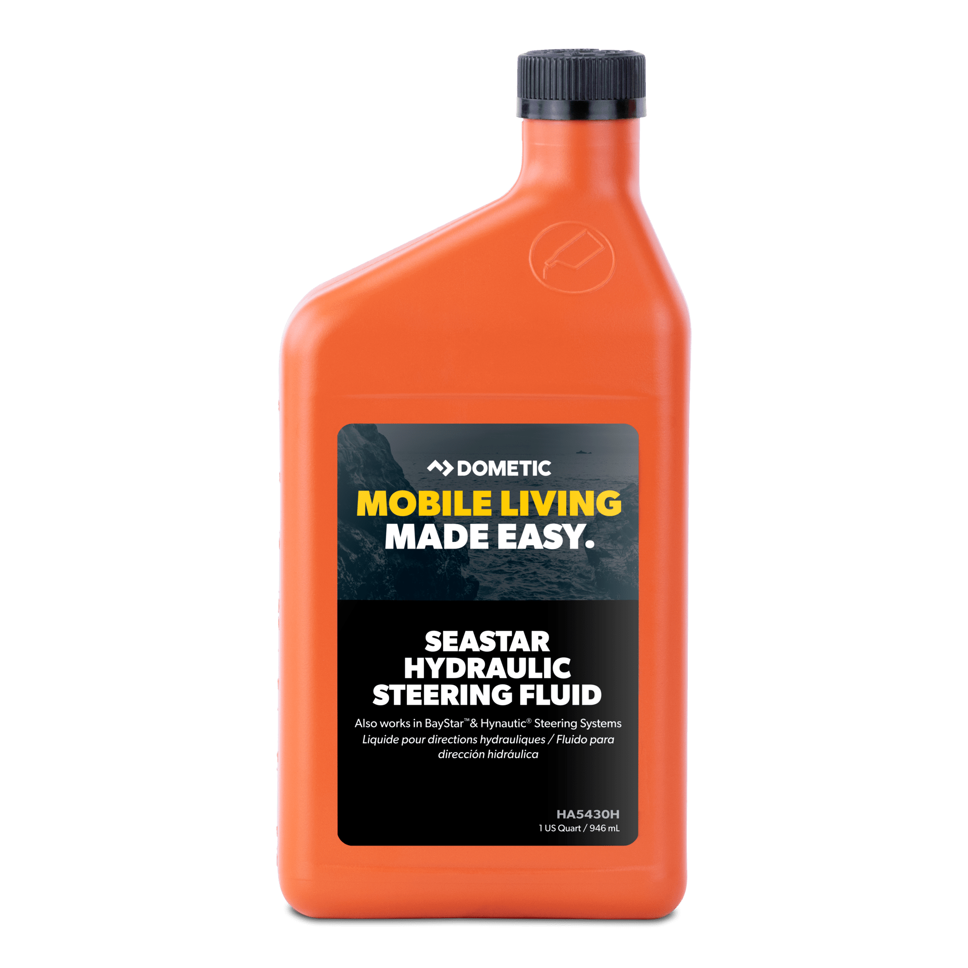 Seastar Hydraulic Steering Fluid, Quart – HA5430H Hydraulic Steering Parts 621169