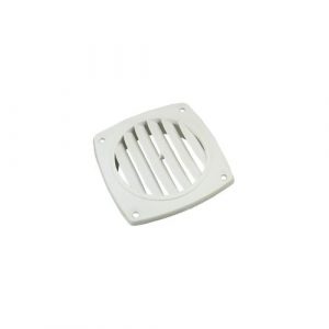 Marine East 3in White Duct Grill 8210W