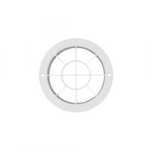 Marine East 4in White Duct Grill 8200W