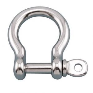 Suncor Marine 1/2in Bow Shackle w/ Screw Pin - S0116-0013