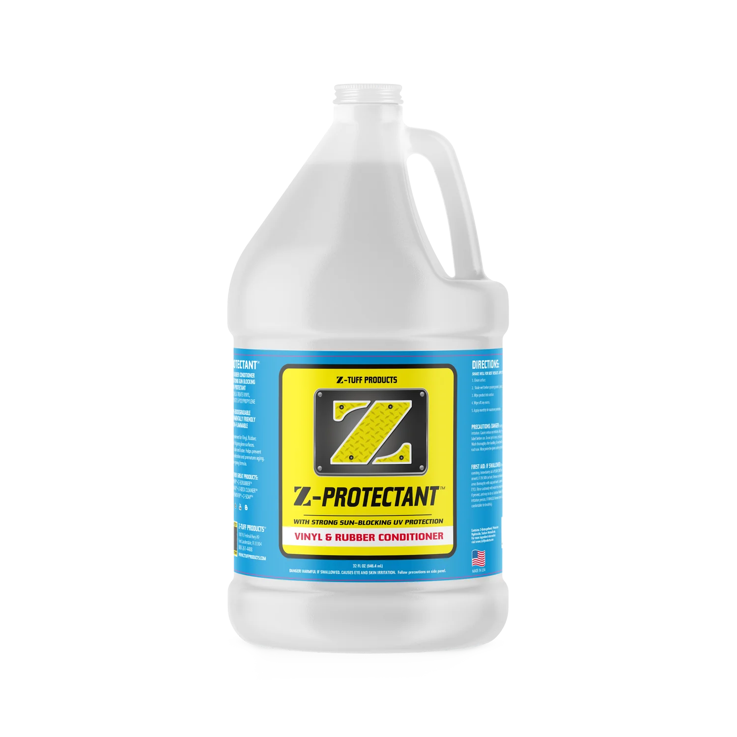 Z-Tuff Z-Protectant Vinyl & Rubber Conditioner, Gallon – ZP-1G Protectants 248249