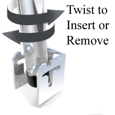 Armstrong Swing Ladder Mount, Standard – SLM Boat Ladder Mounts & Accessories 600499 3