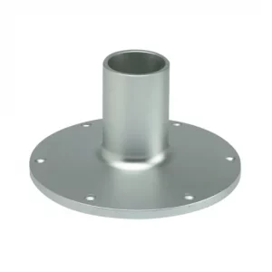 Garelick 4-3/4in Low Profile Aluminum Seat Pedestal - 75404