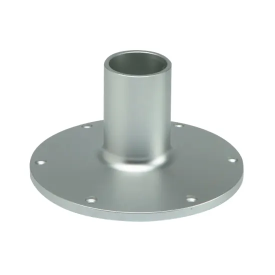 Garelick 4-3/4in Low Profile Aluminum Seat Pedestal - 75404