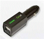 Aries 12V Dual Usb Charger GP-DC2USB-BLK ual USB Charger - IN BLACK