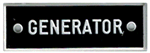 Bernard Engraving Id Plate /Generator IP56