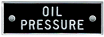 Bernard Engraving Id Plate /Oil Pressure IP66