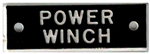 Bernard Engraving Id Plate /Power Winch IP76