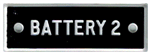 Bernard Engraving Id Plate /Battery 2 IP113