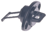 Beckson 1in Black Drain Plug DP10-B