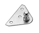 Ameritool 10mm Ball Stud Flat SS Bracket - BR-202