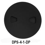 TH Marine Sure-Seal 4in Screw Out Deck Plate, Black - DPS-4-1-DP