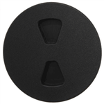 TH Marine Sure-Seal 6in Screw Out Deck Plate, Black - DPS-6-1-DP