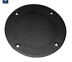 TH Marine 5-5/8in Black Screw Down Deck Plate â€“ SDP-1-DP Boat Deck Hardware 289568