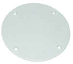 TH Marine 5-5/8in White Screw Down Deck Plate – SDP-1FW-DP Boat Deck Hardware 289575