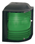 Perko Black Polymer Green Side Light - 0109G00BLK