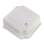 US Chemical & Plastics 12in x 12in White Plastic Mixing Board - 37005