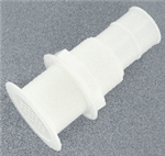 Marine East White 1-1/2 Drain W/Screen 6772W Pipe - 4-3/8" Length - Straight