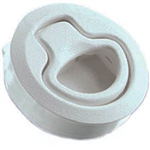 Southco White Flush Push-to-Close Latch, Non Locking - M1-63-1