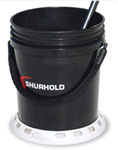 Shurhold Black 5 Gallon Bucket w/Rope Handle - 2452