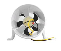 Attwood 24V 4in White Bilge Blower – 1751-1 Blowers-Ventilation 120800