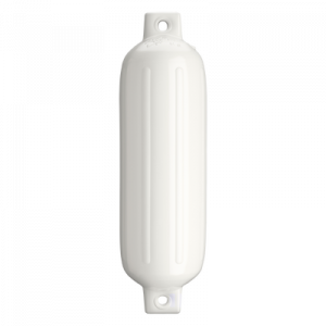 Polyform 6.5 X 22 G4 White Fender – G-4WHITE Twin Eye Cylindrical Fenders 260180