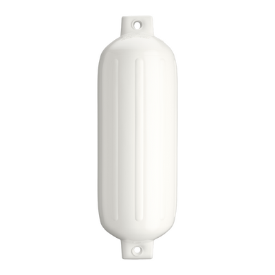Polyform 8.8 x 26.8in G5 White Fender – G-5WHITE Twin Eye Cylindrical Fenders 260191