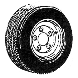 Quality Trailer 4.80X12in White Rim w/Tire, 5 Lug – 48012BB545SW-LS Trailer Tires 108486