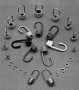 Bungee International 1/4in Ss Hook & Ring 10/Pk SH6-10 Boat Hook Straps & Cords 287609