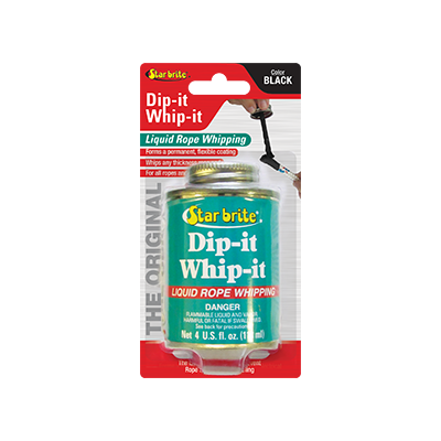 Star Brite 4oz Black Whip-It Dip-It 084908B 4oz Black Rope Cutting & Measuring Tools 084908B