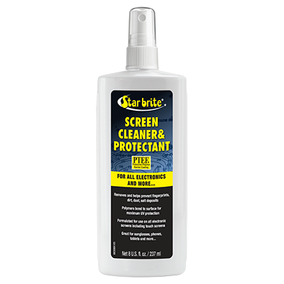 Star Brite 8oz Elctrncs Screen Clenr 088308 Formulated for use on all marine electronics and all plastics Plastic & Glass 088308